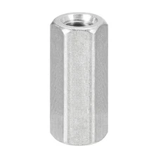 M12 x 1.75-Pitch 45mm Length Coupling Nuts, 1pcs 304 Stainless Steel Nuts