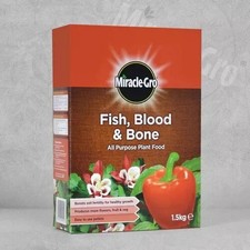 Fish Blood & Bone 1.5kg Miracle-Gro Feed for Flowers, Shrubs & Veg Gardens 6.60 per kilo