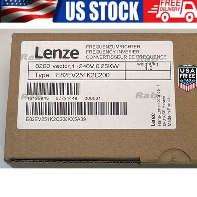 Lenze E82EV251_2C200 Frequency Inverter 8200 Vector E82EV251K2C200 US Seller NEW