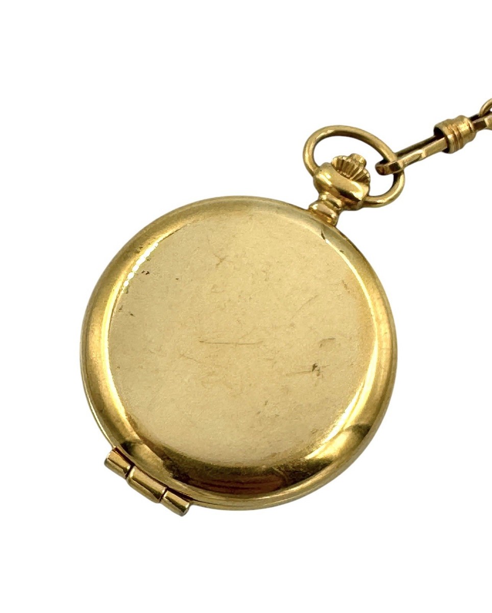 ALBA SUCCESS VINTAGE Quartz Pocket Watch 41mm V721-0A30 From Japan