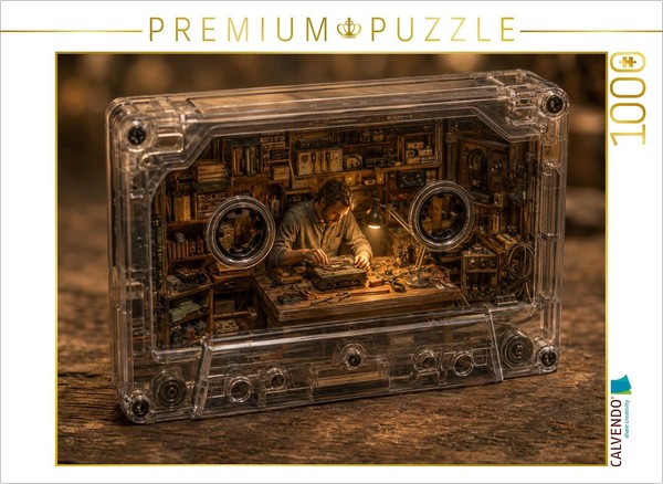Calvendo Puzzle Between Spools And Memories | 1000 Pieces, Finished Size 25.2 ×-image