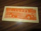 Vtg 1930's Sioux Limited Lines Express Bus Schedule Minneapolis Chicago w/Bus Pi — photo 2