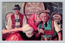 Asti CA-California, Little Old Winemaker, Colony Winery, Vintage c1962 Postcard