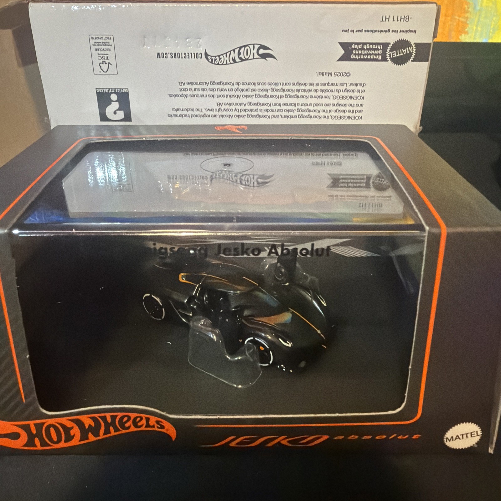 New Hot Wheels Collectors Red Line Club RLC Exclusive Koenigsegg Jesko Absolut