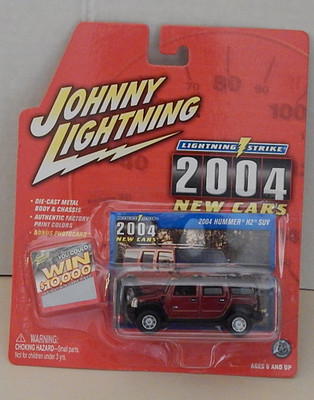 Hummer H2 SUV Sport Utility Vehicle Real Wheels Johnny Lightning Strike 2004