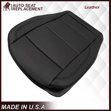 2019-2023 For Chevy Suburban Black Leather Driver Bottom Cushion Seat Cover
