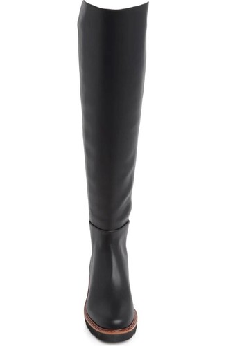 $895 - Stuart Weitzman Adrina OTC Black Stretch Leather Boot in Black Size 6.5 - Picture 4 of 5