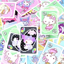 New Pink Sanrio Character Hello Kitty Card Game Speical Rules Toy Playing Fun