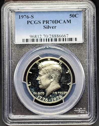 1976-S Silver Kennedy Half Dollar PCGS PR 70 DCAM