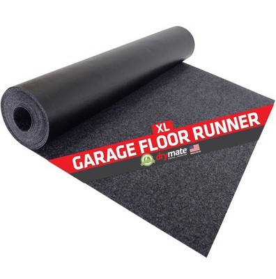 Drymate Garage Floor Runner Mat, (18' x 2'6''), Protects Surfaces, Absorbent, ...