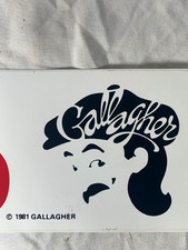 Gallagher 1981 Bumper Sticker I've Been Gallagherized Comedy Prop Comedian