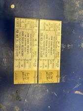 Two Vintage Ticket Stubs For John Cougar Mellencamp Concert 1987