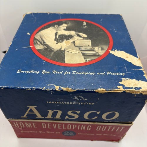 Vintage Ansco Home Developing Outfit 2A Laboratory Tested Photo Darkroom - Picture 2 of 8