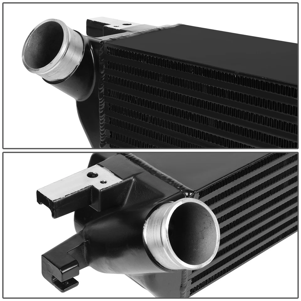 Kit de intercooler de barra y placa de montaje frontal FMIC para 15-23 Mustang 2,3 L EcoBoost Foto 3 de 4