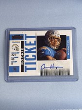 ​2025 Panini Contenders Omarion Hampton ROOKIE TICKET AUTO Variation 31 Chargers