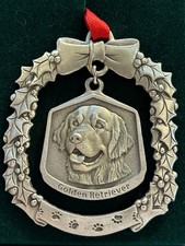 Golden Retriever Fine Pewter Dog Breed Ornament
