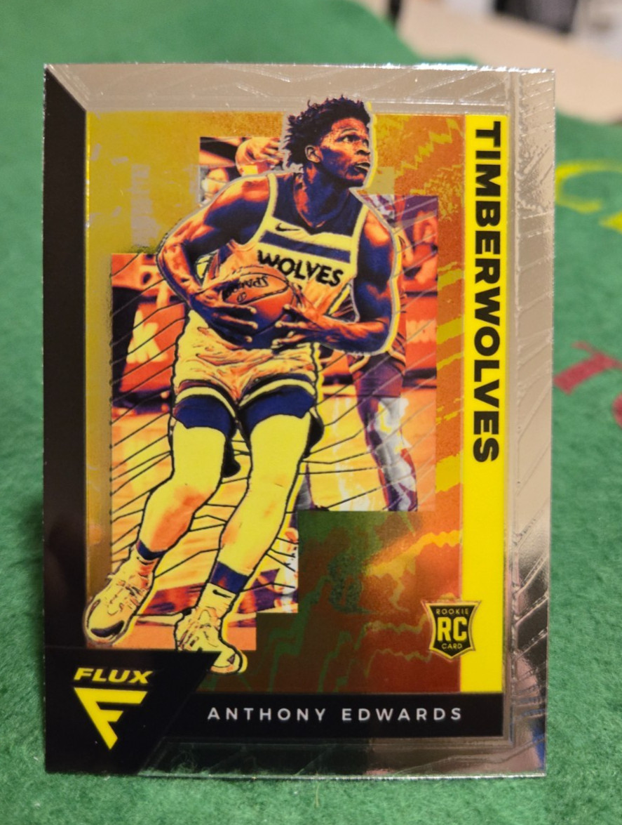2020-21 Panini Flux Basketball - Rookies Anthony Edwards Card #202 (RC)