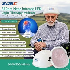 ZJKC 810nm NIR Brain Light Therapy Helmet for Memory, Learning Clarity Wellness