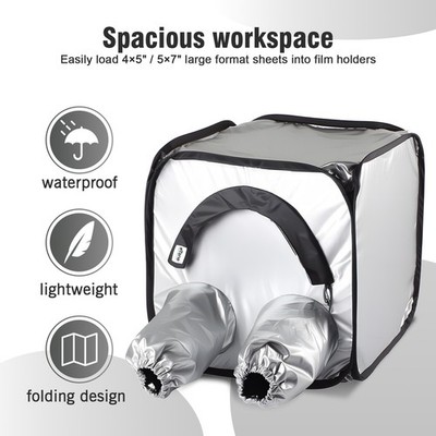 eTone Darkroom Film Changing Loading Tent Bag for 4x5 5x7 8X10 Camera Developing