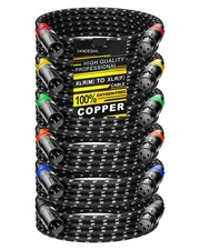 6ft XLR Cable 6 Pack, Braided 3-Pin Microphone Cables, Balanced Shielded