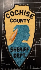 RARE! Cochise County Arizona Historic Indian Native Cheesecloth Patch