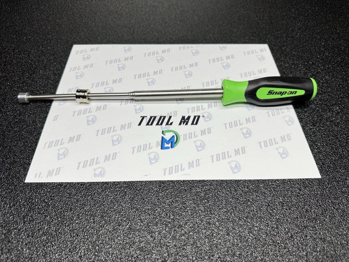 Snap-on Tools NEW 5lb Magnetic Extendable GREEN Soft Grip Pick-up