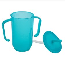 Adult Sippy Cup Drinking Cup For Elderly Spill Proof Feeding Cup With Straw
