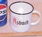 NEW ASBACH URALT HENRY BECHER BIG BUCK 4CL BRANDY SPIRIT TIN GINGER BEER CUP MUG