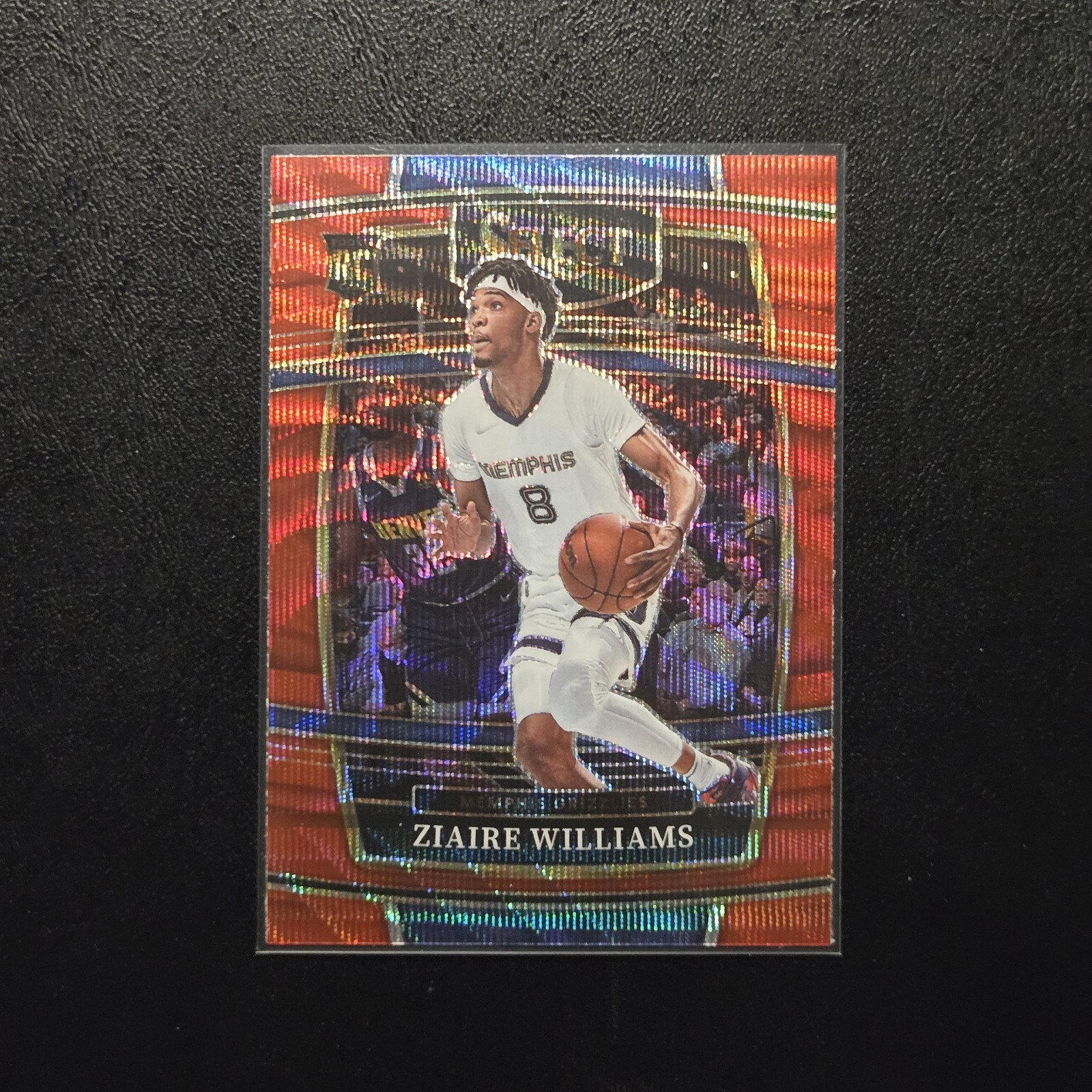 3326F 2021-22 Panini Select #86 Ziaire Williams Red Wave Prizms