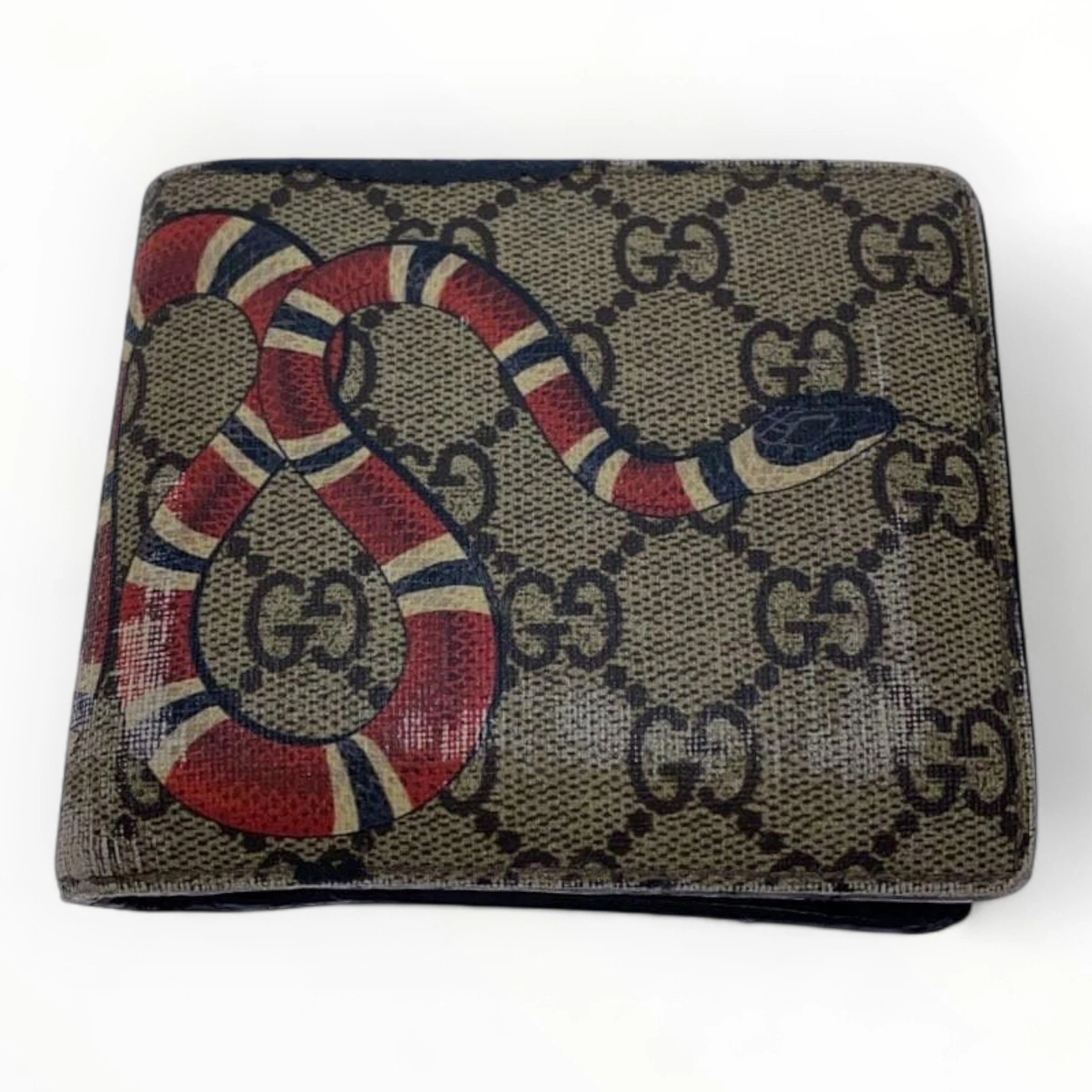Portefeuille double pli GUCCI GG Supreme 451266 7484