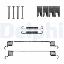 LY1446 DELPHI Zubehörsatz, Bremsbacken Hinterachse für AUDI CUPRA SKODA VW Neu
