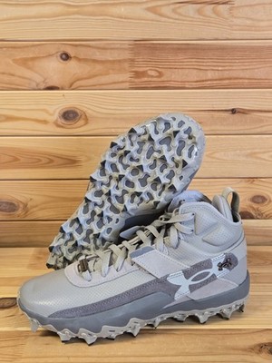 Size 8.5 - Under Armour Harper 10 Pro TPU  Baseball Gray  6000715-075 Men's