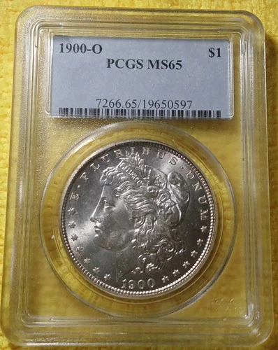 PCGS  / MS - 65 / 1900 O / MORGAN DOLLAR