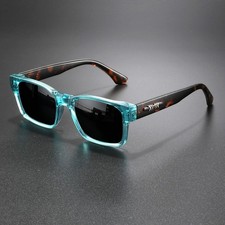 Retro Punk Fashion Sunglasses - Square Protective Frame, Uv400 Unisex for Outdoo