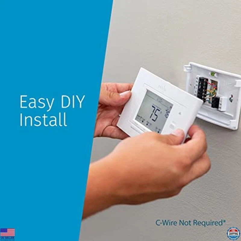 Wi-Fi Smart Thermostat, Programmable, Easy Install, Alexa Compatible, Energy - Image 4 of 4