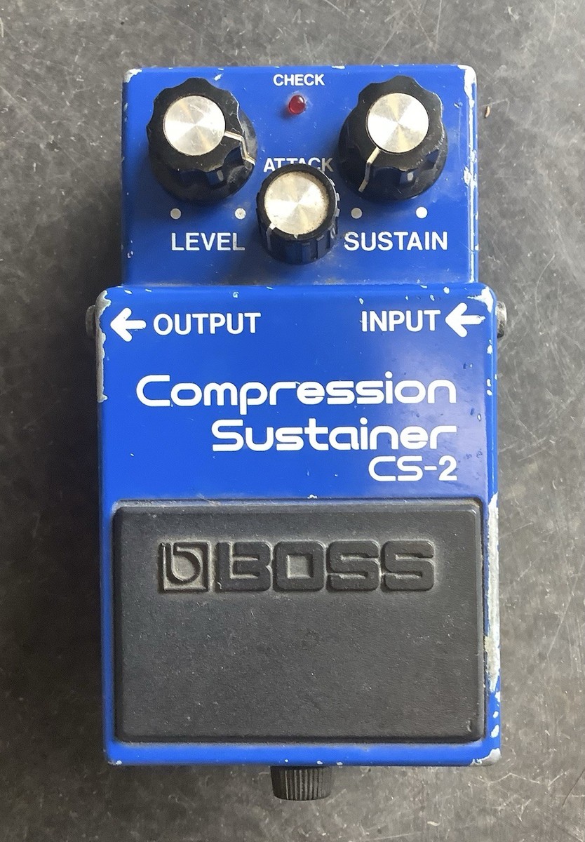 BOSS CS-2 Compression Sustainer Pedal - Made in Japan - Vintage