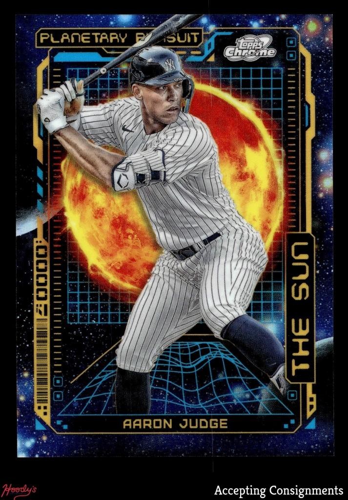2023 Topps Cosmic Chrome Planetary Pursuit Sun #PPS6 Aaron Judge YANKEES SP