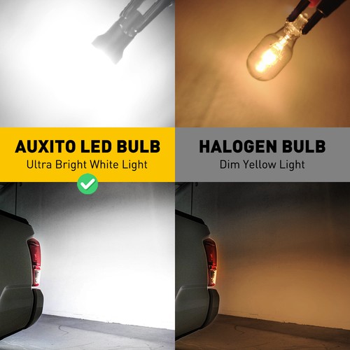 AUXITO T15 912 W16W 921 902 LED Reverse Backup Light Bulbs 2400LM White CANbus - Picture 4 of 12