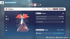 Delphox Shiny Alpha 6IVs Battle Ready - Legends ZA