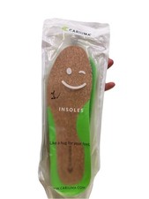 Cariuma Insoles Size W 10 M 8.5 Mamona Oil Cork Bio-Foam Removable Comfy New