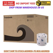 Boardwalk 2-Ply Toilet Tissue, Septic Tank Safe, 400 Sheets/Roll, 96 Rolls/Box
