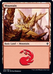Mountain (262) Throne of Eldraine ELD Magic MTG