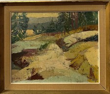 Skaar ( Norwegian, 20TH Cen-ry) : Woodland Scene , Oil On Board , Signed