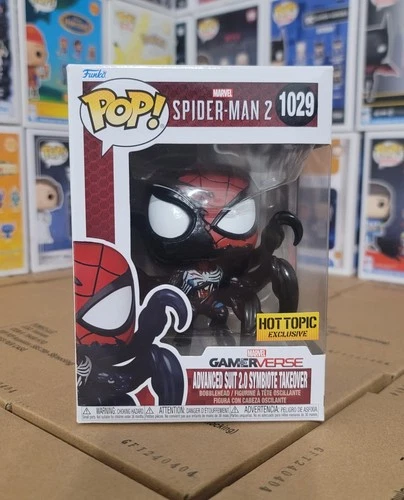 Funko POP! Spider-Man 2 - Advanced Suit 2.0 Symbiote Takeover #1029 HOT TOPIC