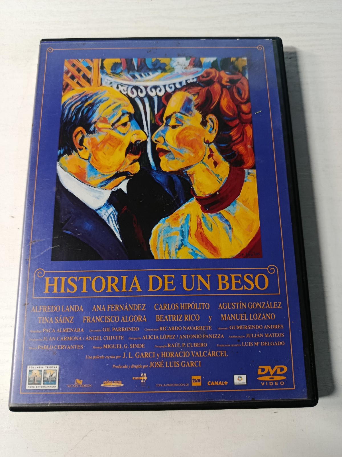Historia De Un Beso Alfredo Landa JOSE Luis Garci - DVD Español Inglés Región 2