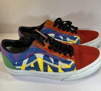 VANS Off The Wall Old Skool Statement  Unisex M 5.5  W 7 Skate Shoes Color Block
