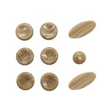 9 Pcs Saxophone Key Buttons Inlays for Alto Tenor Soprano Sax Replacement Parts