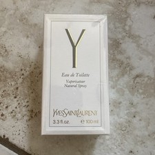 Authentic Y BY YVES SAINT LAURENT 100ML EDT SPRAY NEW WITH BOX  SEALED 