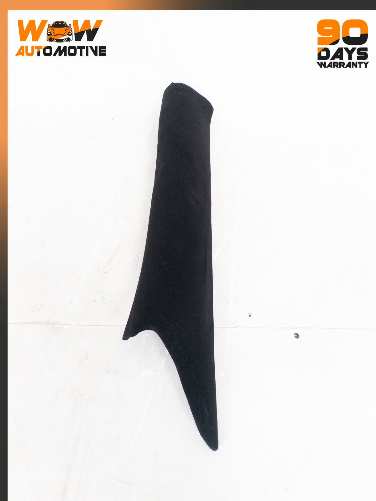 08-19 MASERATI GRANTURISMO FRONT LEFT WINDSHIELD A PILLAR COVER TRIM BLACK OEM