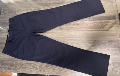 Good Threads Mens Slim Fit Navy Slack Style Dress Pants Size 31x29 Great Cond